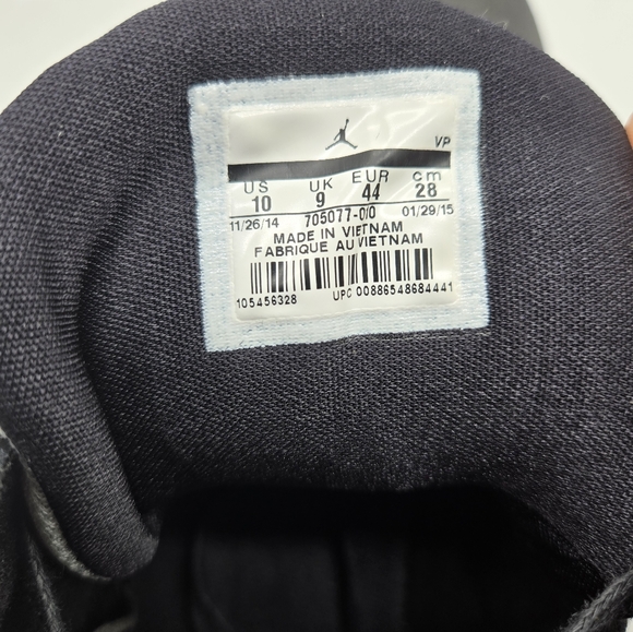 Jordan Air Imminent Black Grey Shoes - Picture 7 of 7